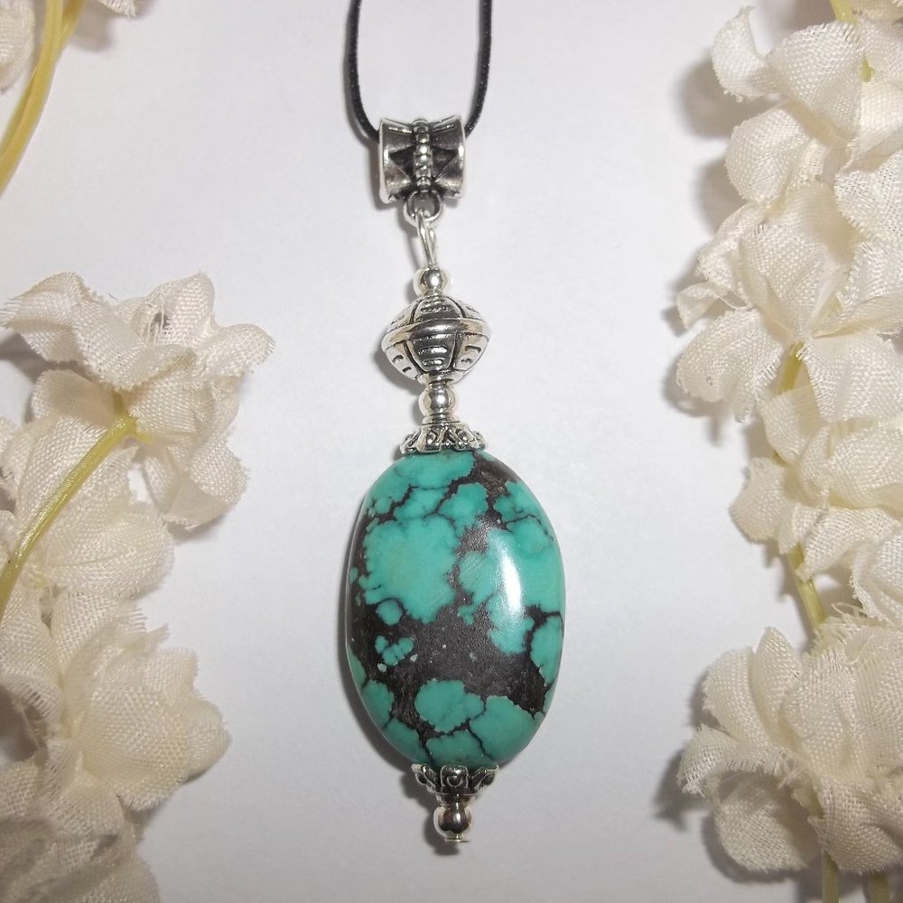 Southwestern Style Necklace Turquoise Blue Beaded Fashion Accessory Gift 6484